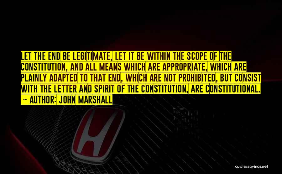 John Marshall Quotes 1060161