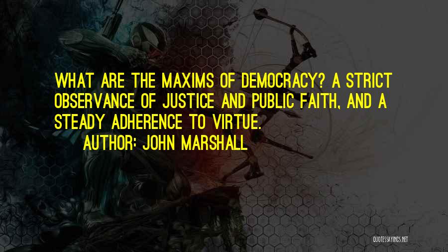John Marshall Quotes 1334453