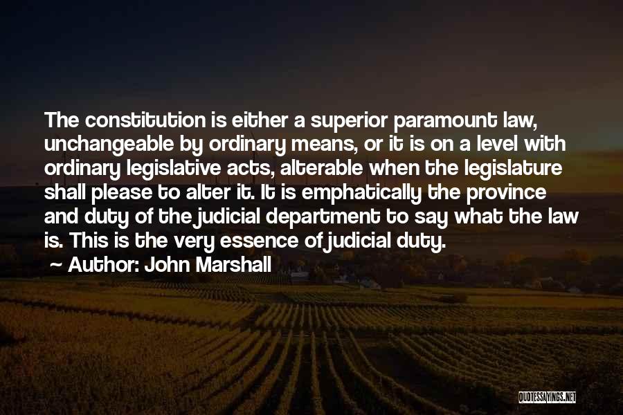 John Marshall Quotes 1444870