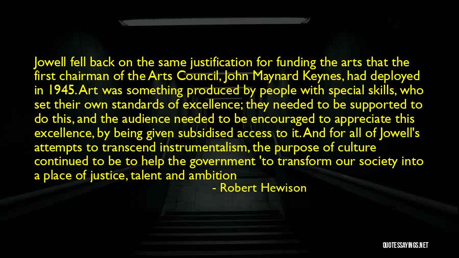 John Maynard Quotes By Robert Hewison