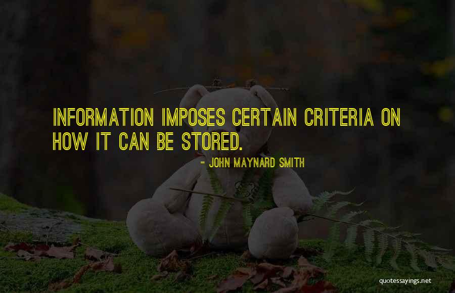 John Maynard Smith Quotes 1351654