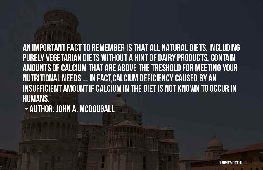 John Mcdougall Quotes By John A. McDougall