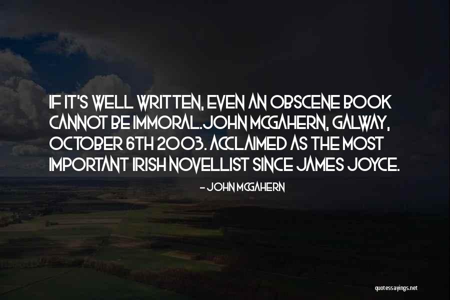 John McGahern Quotes 831970 John McGahern Quotes 831970