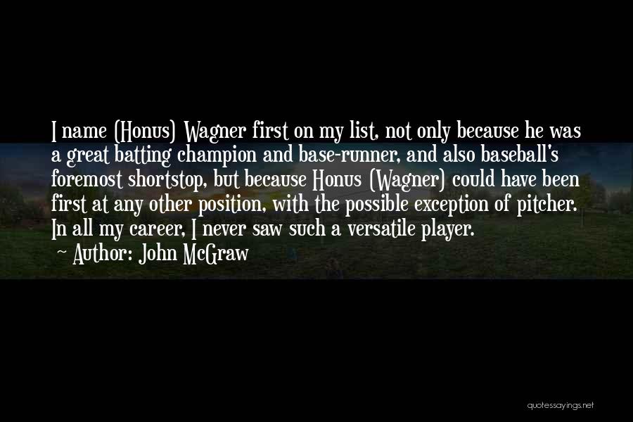 John McGraw Quotes 1062303