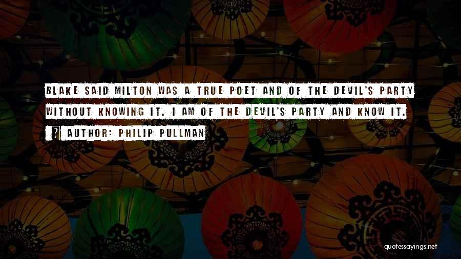 John Milton's Paradise Lost Quotes By Philip Pullman