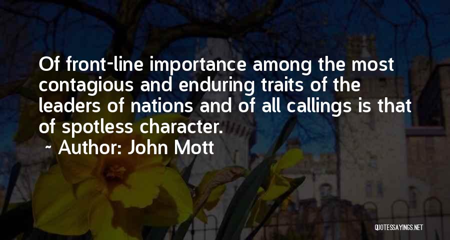 John Mott Quotes 367696