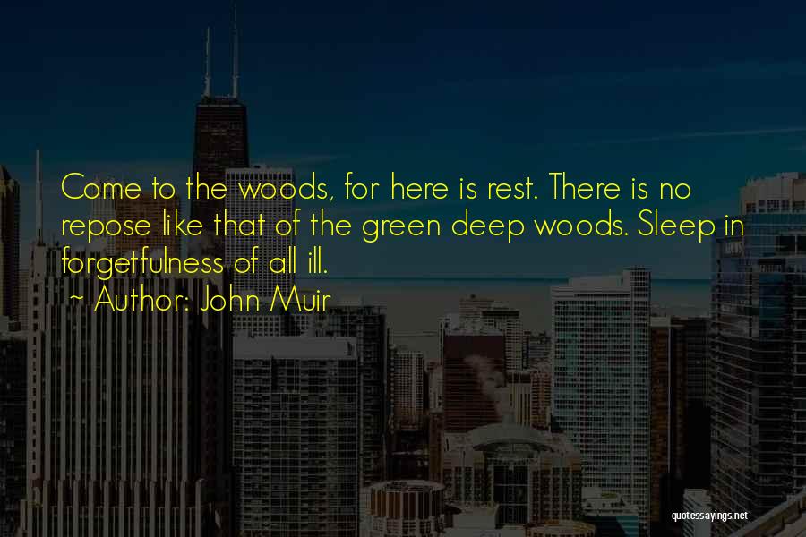 John Muir Woods Quotes By John Muir