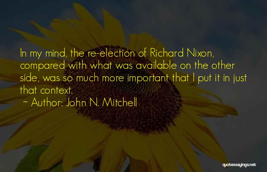 John N. Mitchell Quotes 783879