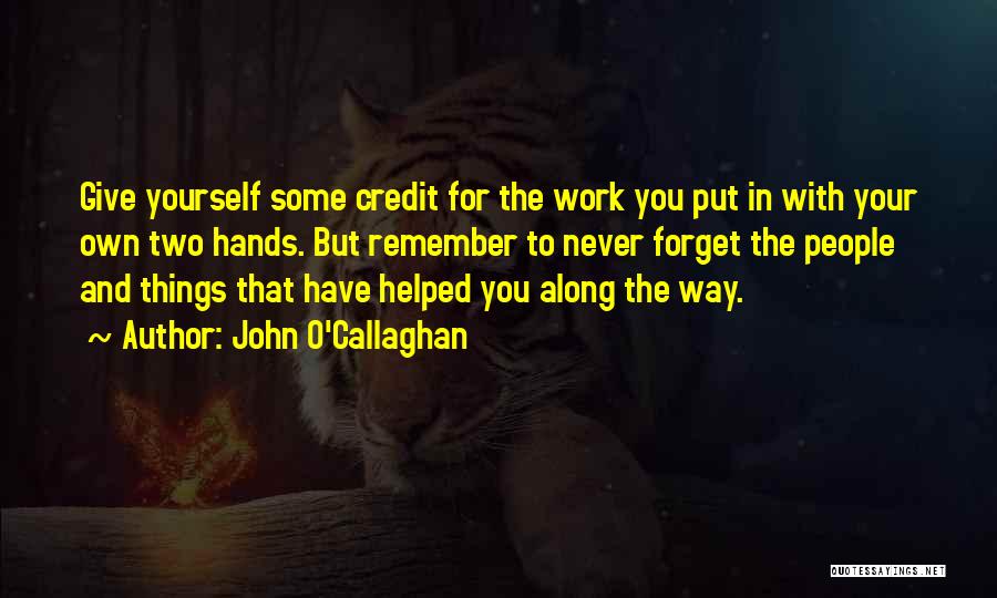 John O'Callaghan Quotes 1347241