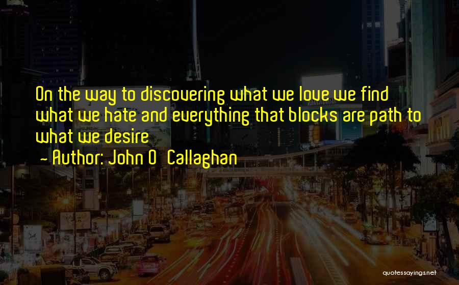 John O'Callaghan Quotes 355173