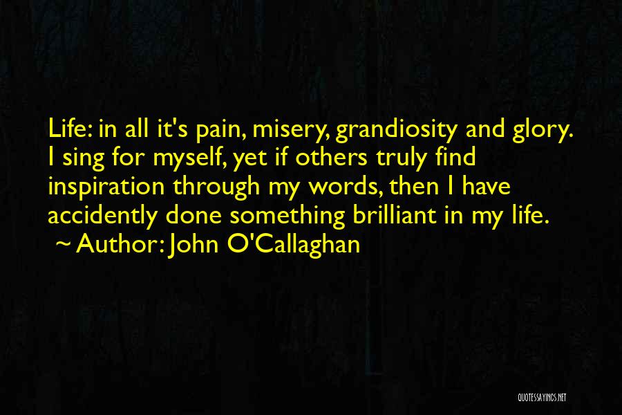 John O'Callaghan Quotes 584387