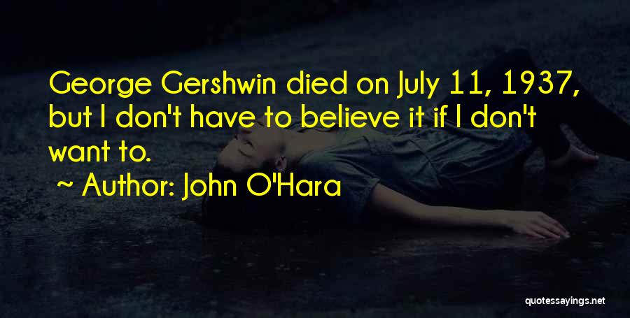 John O'Hara Quotes 145066