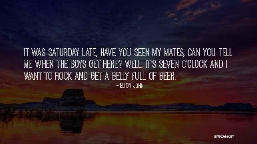 John O'mahony Quotes By Elton John