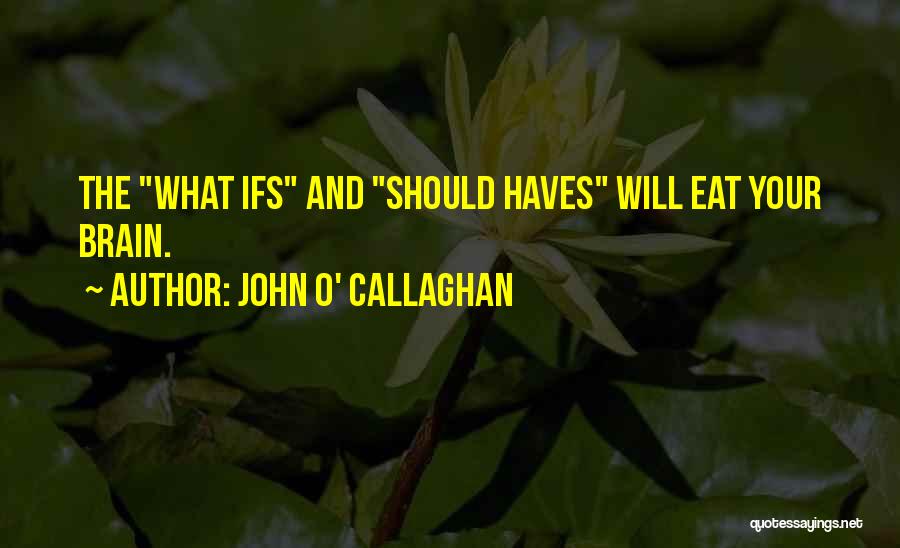 John O'mahony Quotes By John O' Callaghan