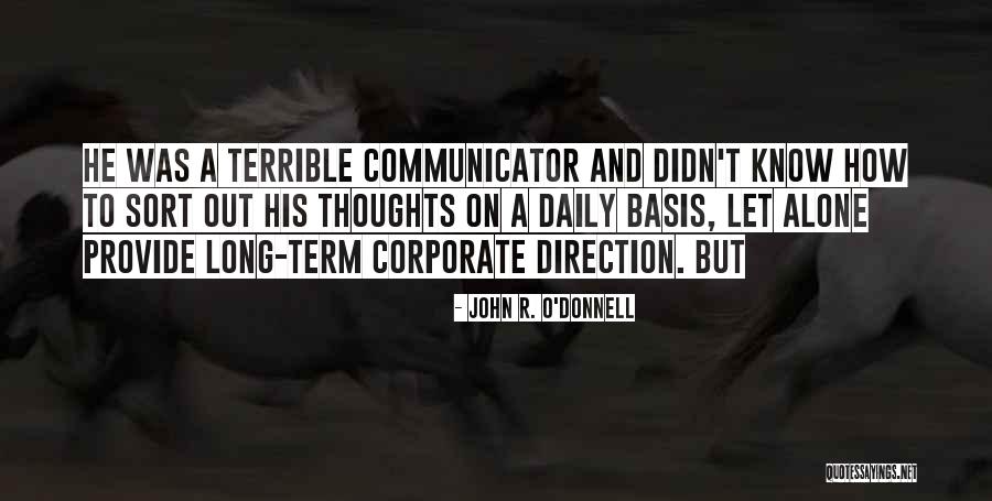 John O'mahony Quotes By John R. O'Donnell John O'mahony Quotes By John R. O'Donnell