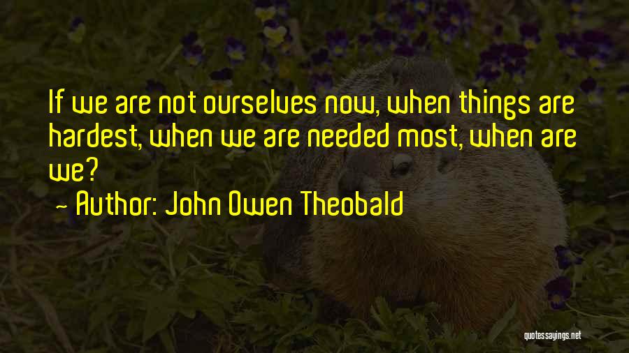 John Owen Theobald Quotes 279320