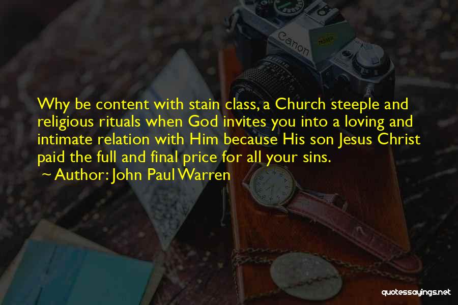 John Paul Warren Quotes 1732000