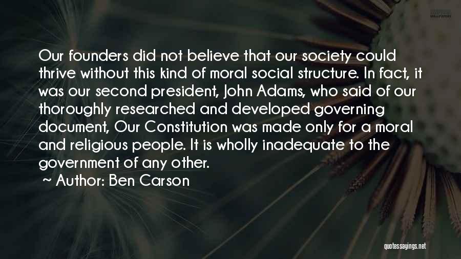 John Q Adams Quotes By Ben Carson