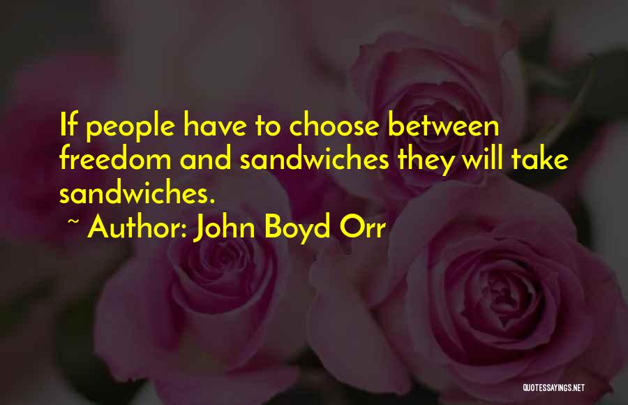 John R Boyd Quotes By John Boyd Orr