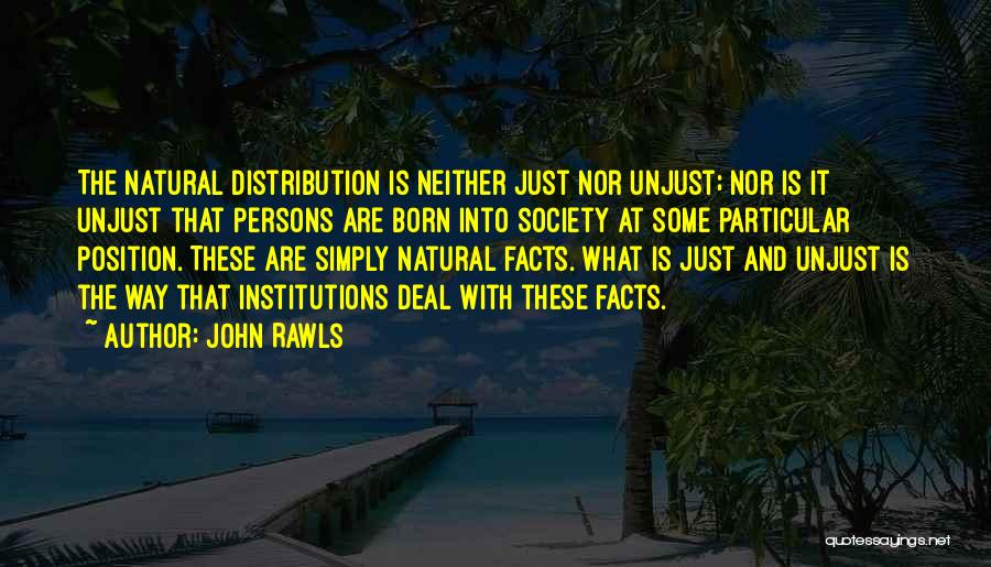 John Rawls Quotes 134285