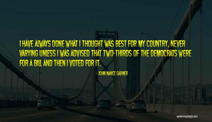 John Roe Quotes By John Nance Garner John Roe Quotes By John Nance Garner