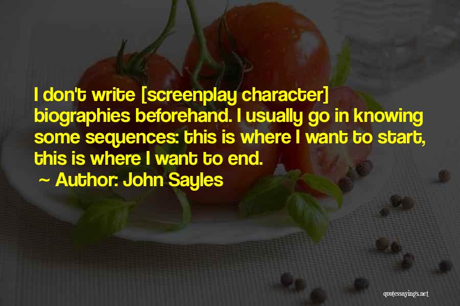 John Sayles Quotes 883767