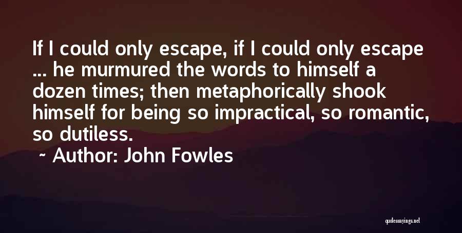 John Shook Quotes By John Fowles