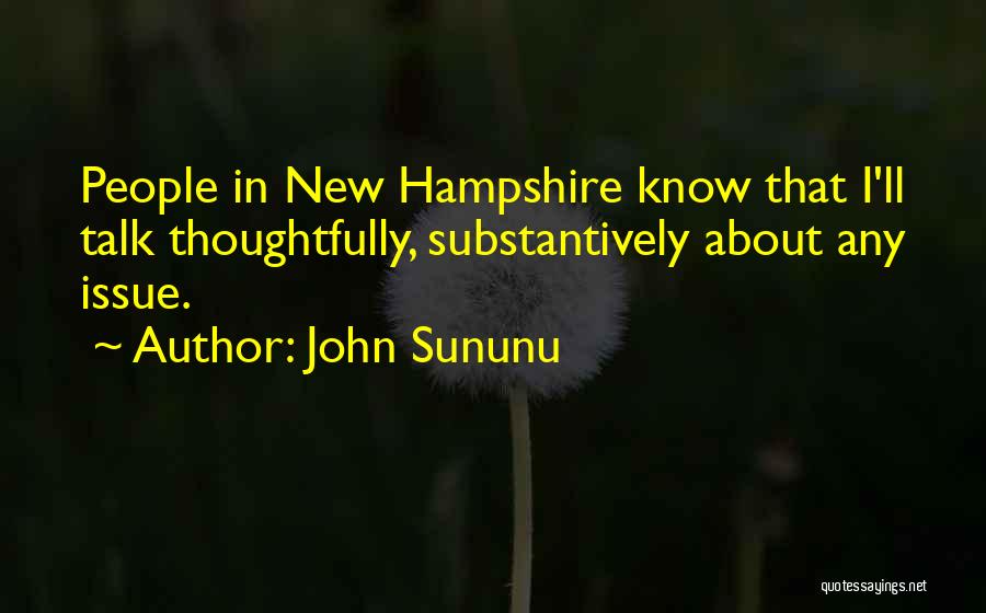 John Sununu Quotes 716655