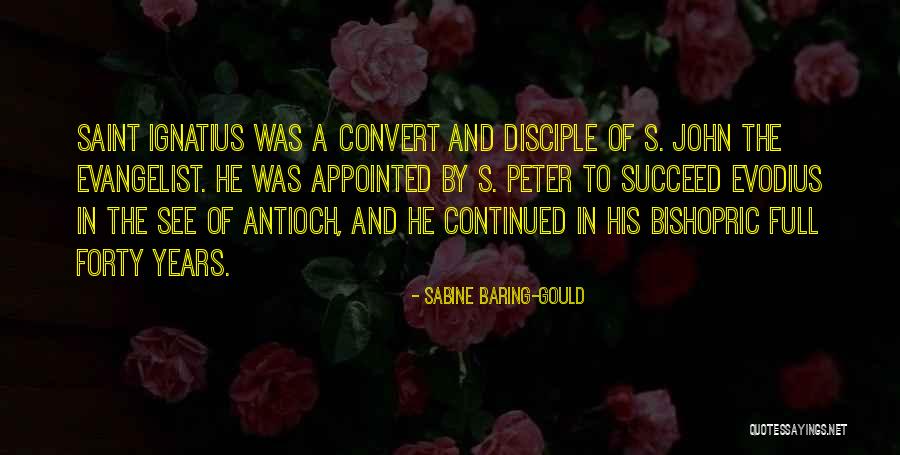 John The Disciple Quotes By Sabine Baring-Gould John The Disciple Quotes By Sabine Baring-Gould