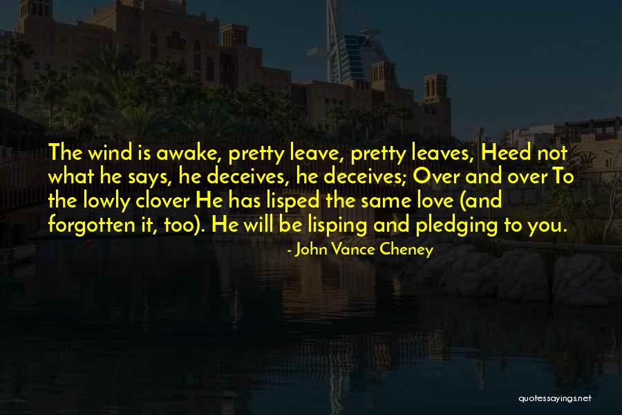 John Vance Cheney Quotes 381675