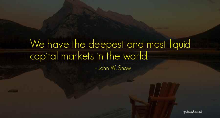 John W. Snow Quotes 2219555 John W. Snow Quotes 2219555