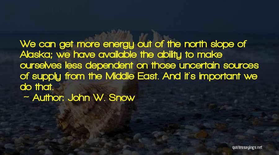 John W. Snow Quotes 527865