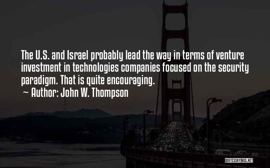 John W. Thompson Quotes 1773247