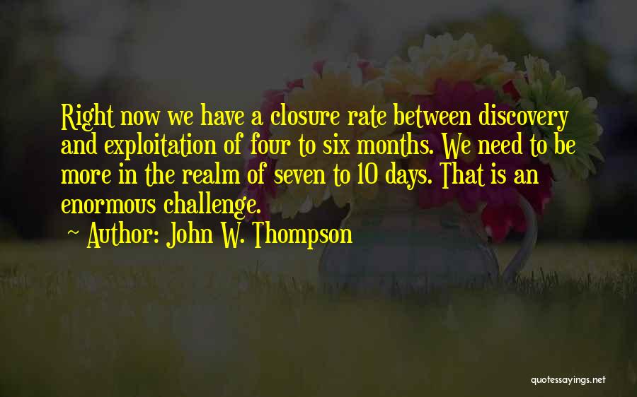 John W. Thompson Quotes 1955346