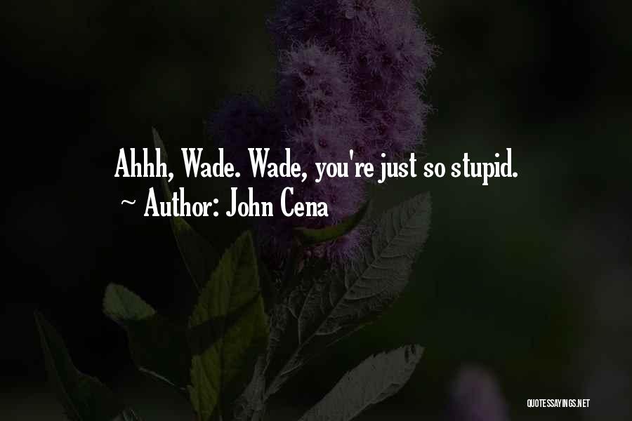 John Wade Quotes By John Cena