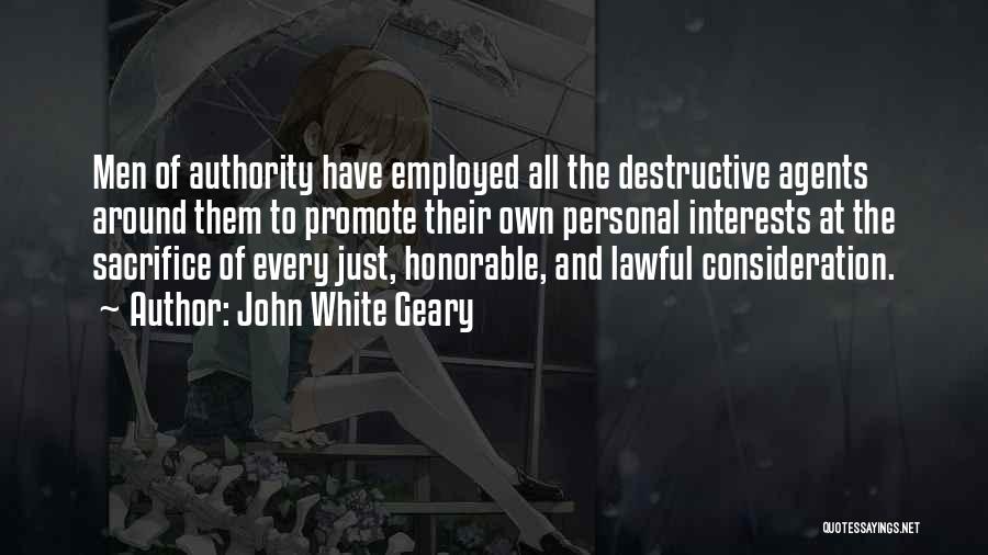 John White Geary Quotes 402325