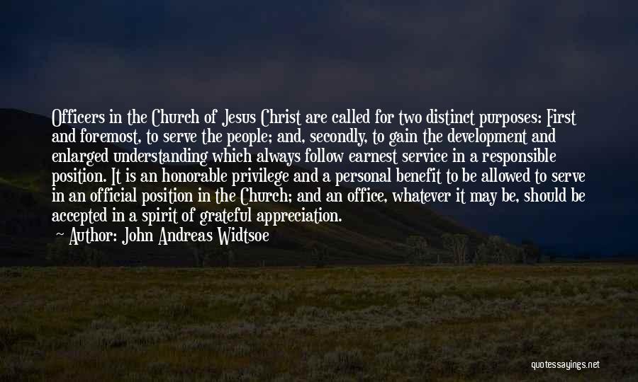 John Widtsoe Quotes By John Andreas Widtsoe