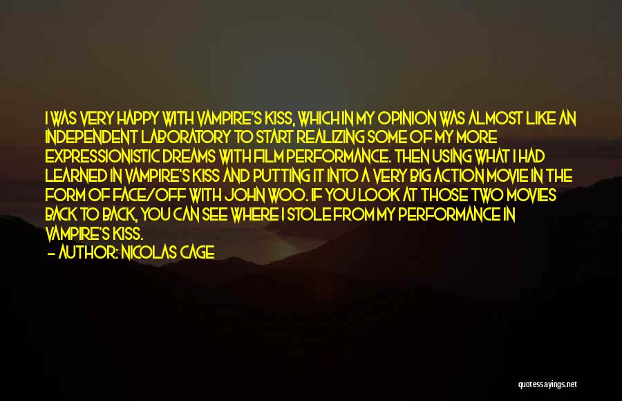 John Woo Movie Quotes By Nicolas Cage