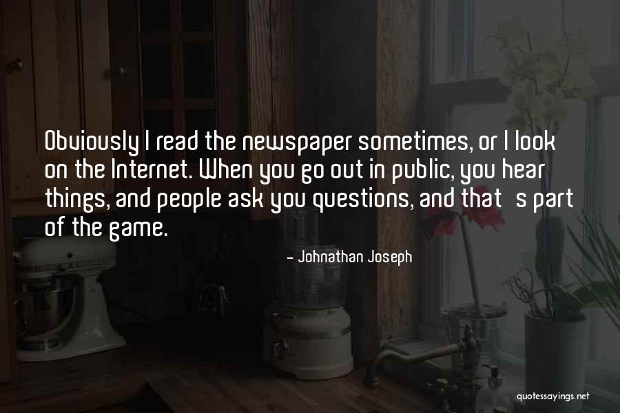 Johnathan Joseph Quotes 230226