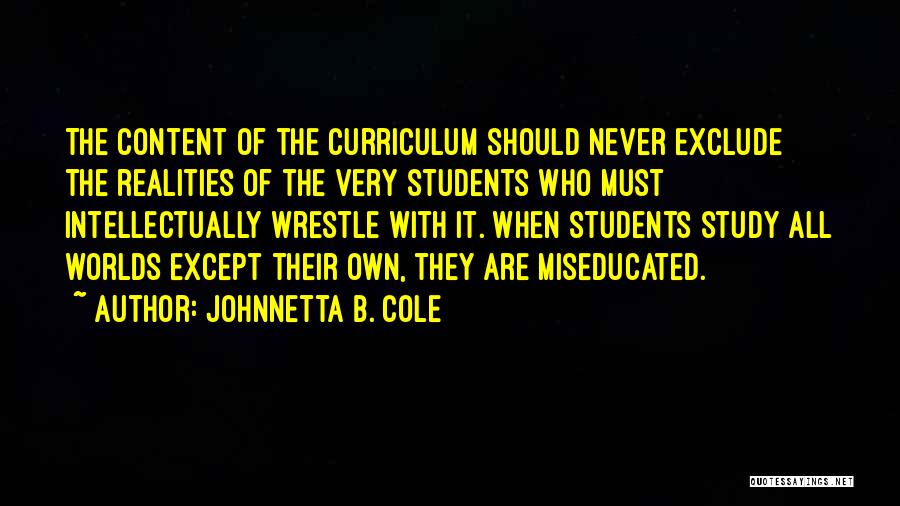 Johnnetta B. Cole Quotes 649896