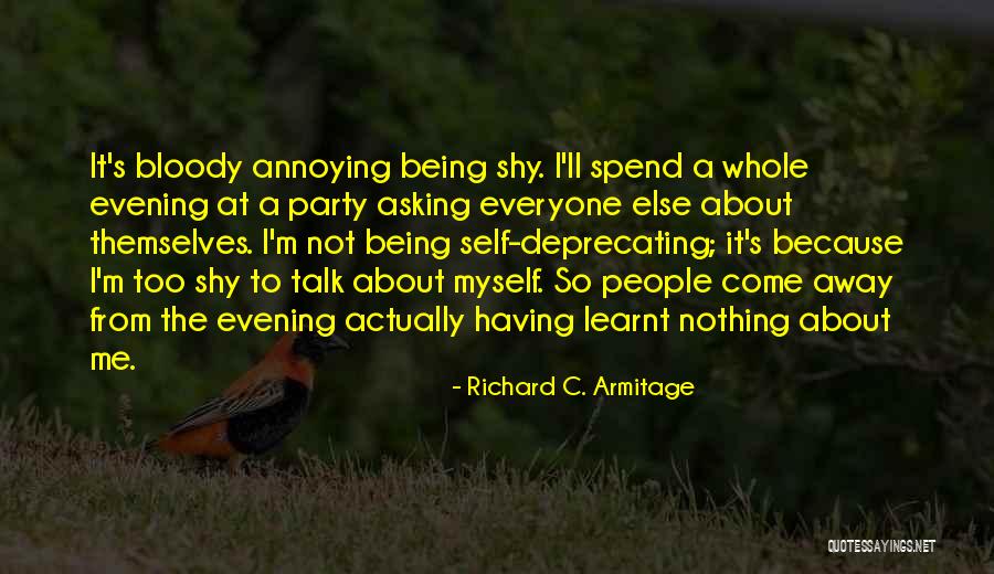 Johnnie Guilbert Quotes By Richard C. Armitage Johnnie Guilbert Quotes By Richard C. Armitage