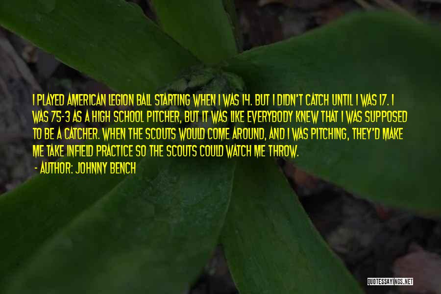 Johnny Bench Quotes 1846517