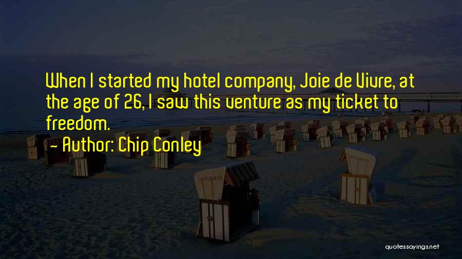 Joie Quotes By Chip Conley