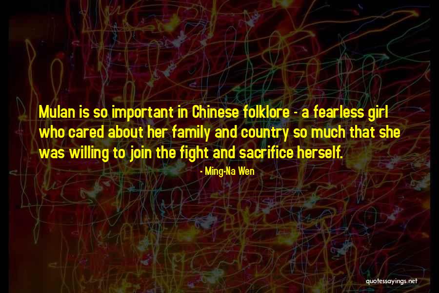 Join Family Quotes By Ming-Na Wen