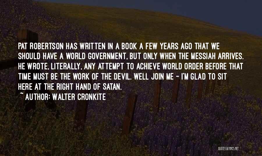 Join Hands Quotes By Walter Cronkite