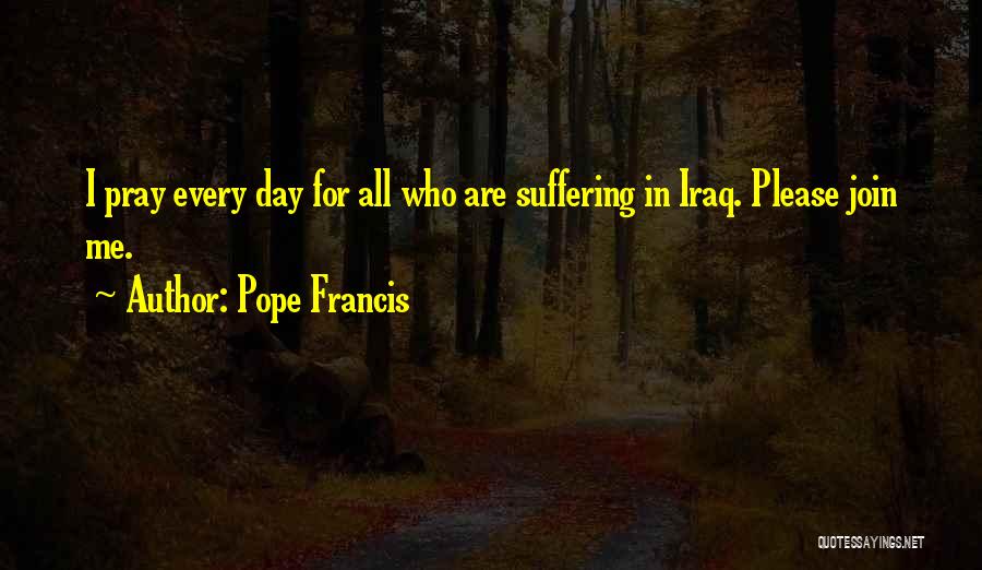 Join Me Quotes By Pope Francis