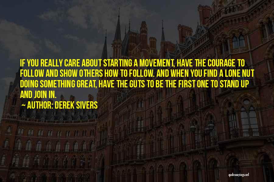 Join The Movement Quotes By Derek Sivers