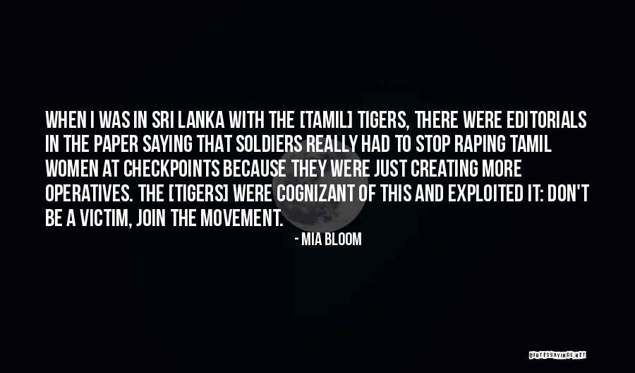 Join The Movement Quotes By Mia Bloom