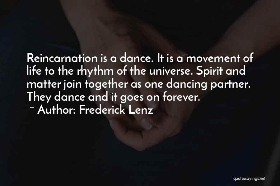 Join Together Quotes By Frederick Lenz