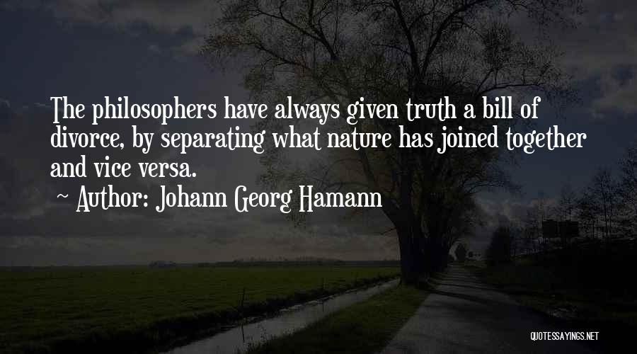 Joined Together Quotes By Johann Georg Hamann
